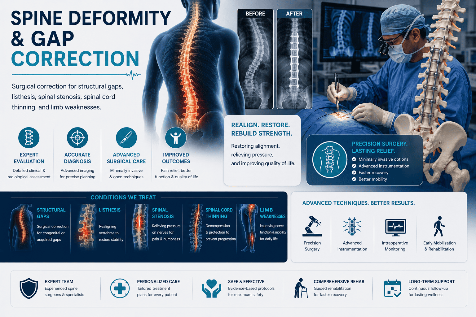 Spine Deformity & Gap Correction